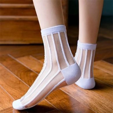 Оптом.Шкарпетки F374-2 "Смужка" Білий