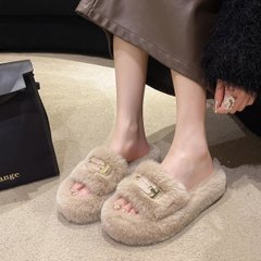 Wholesale.Women's slippers Н600 Cappuccino 37