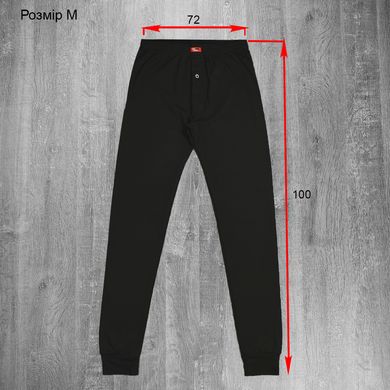 Thermal underwear.Thermo pants 603 for men Black 2XL