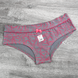 Wholesale.Hipster panties 8510-1 Geometry of L Grey-Pink