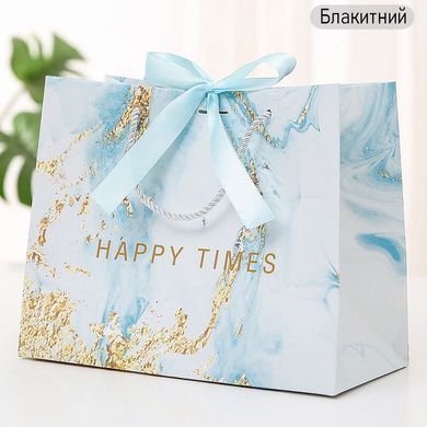 Оптом.Пакет 572-1 "36*12*25см" Блакитний