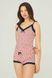 Wholesale.Pyjamas 1507 ХL Grey-Pink