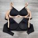 Wholesale.Breastfeeding bra 85966 Black and beige