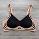 Wholesale.Breastfeeding bra 85966 Black and beige