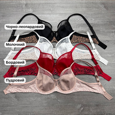 Оптом.Бюстгальтер 11588 Бордовый D