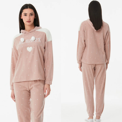Оптом.Піжамний костюм 16244 Карамель S/M