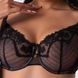 Wholesale.Bra 11312 Black and beige C