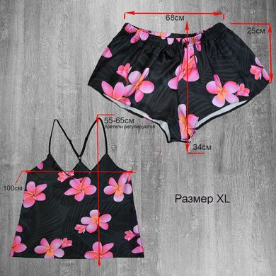 Wholesale.Pyjamas of CH1505 - 3 L Floral print