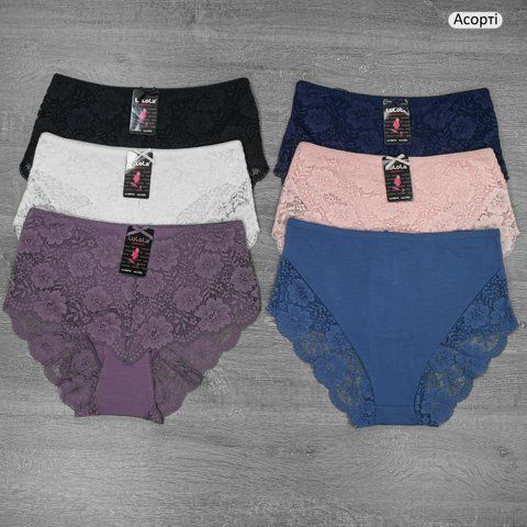 Оптом.Труси Н6016 Cotton Асорті