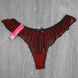 Wholesale. Thong 6079 black red S